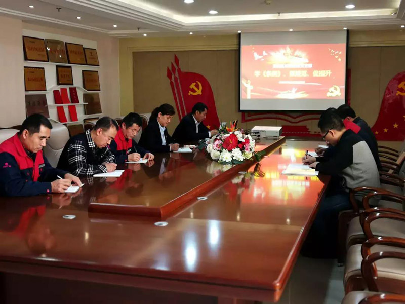 學(xué)《條例》 抓規(guī)范 促提升 長田實(shí)業(yè)黨支部開展1月份主題黨日活動